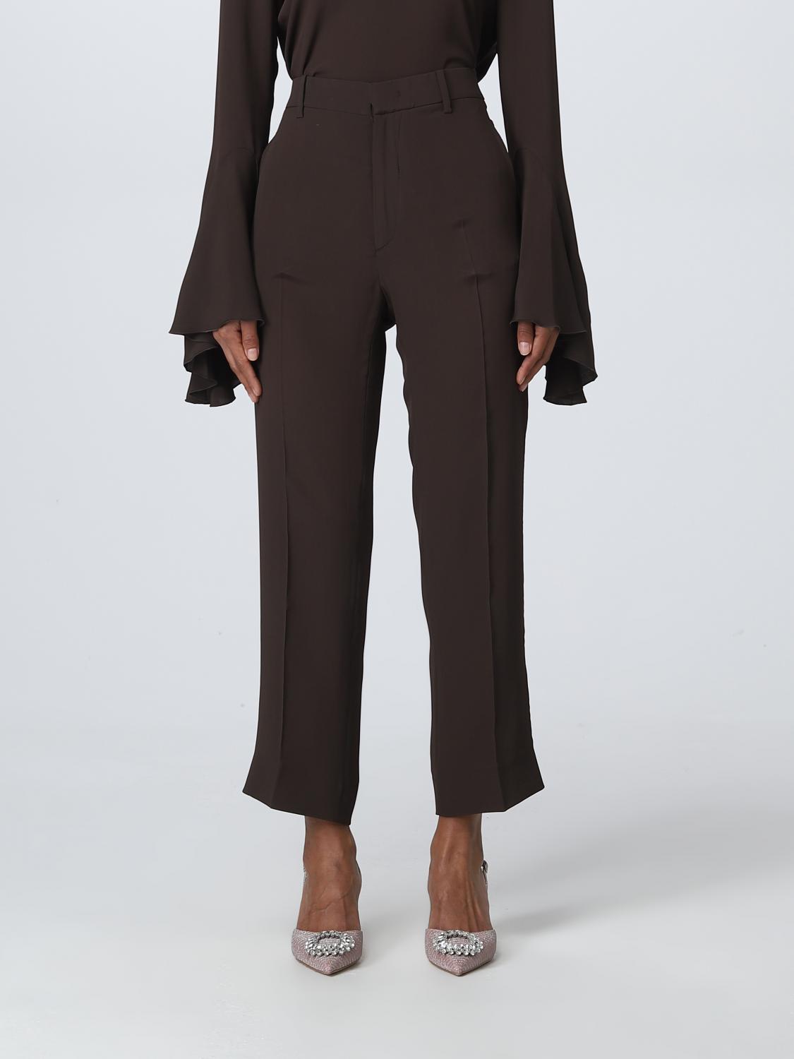 N° 21 Trousers N° 21 Woman colour Brown