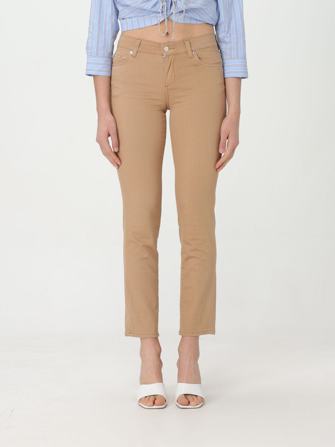 Liu Jo Trousers LIU JO Woman colour Sand