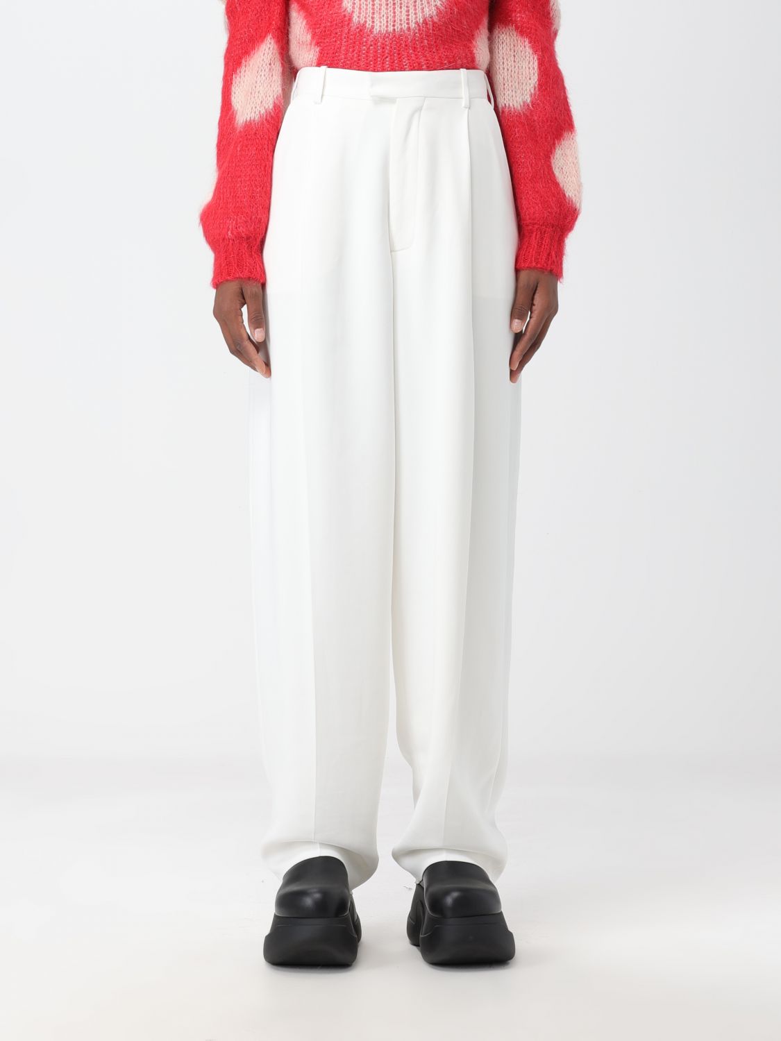 Marni Trousers MARNI Woman colour White