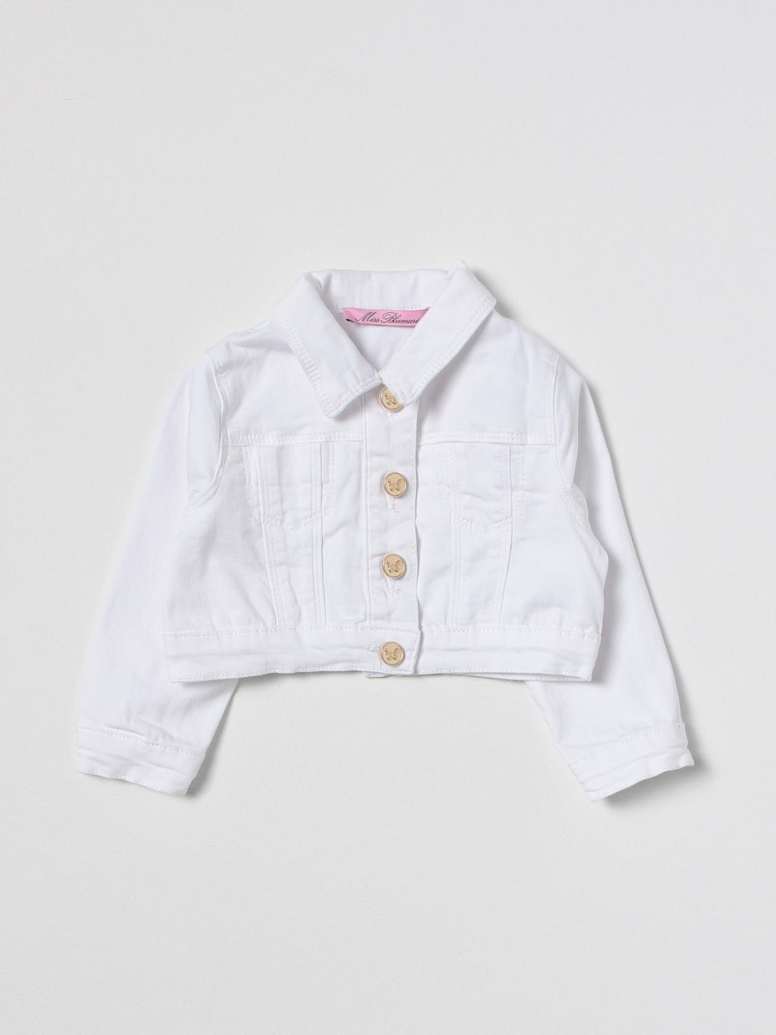 Miss Blumarine Jacket MISS BLUMARINE Kids colour White