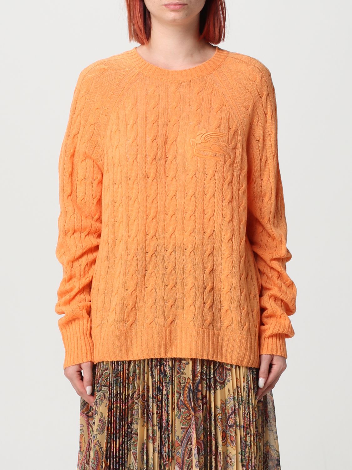 Etro Jumper ETRO Woman colour Orange