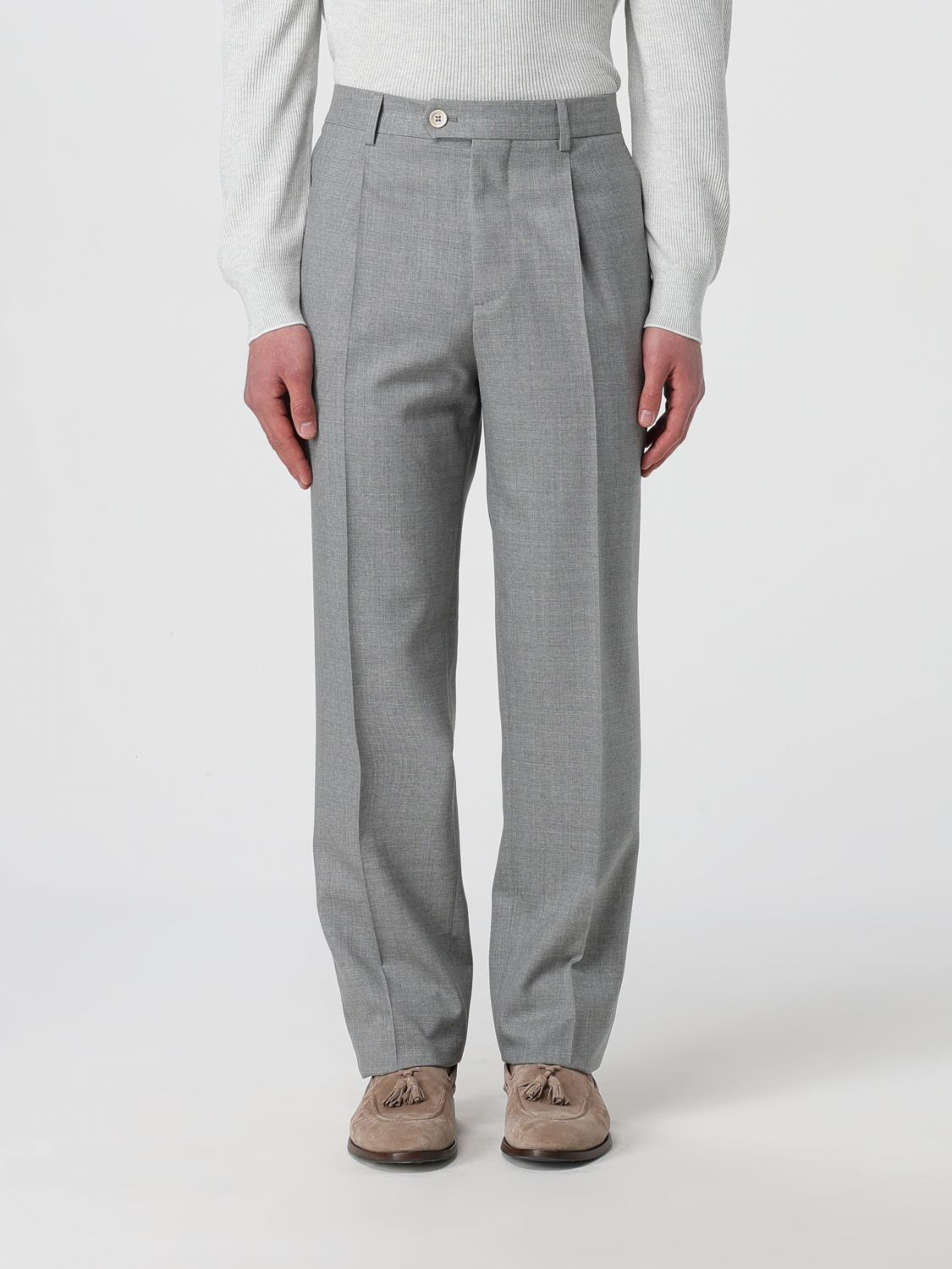 Brunello Cucinelli Trousers BRUNELLO CUCINELLI Men colour Grey