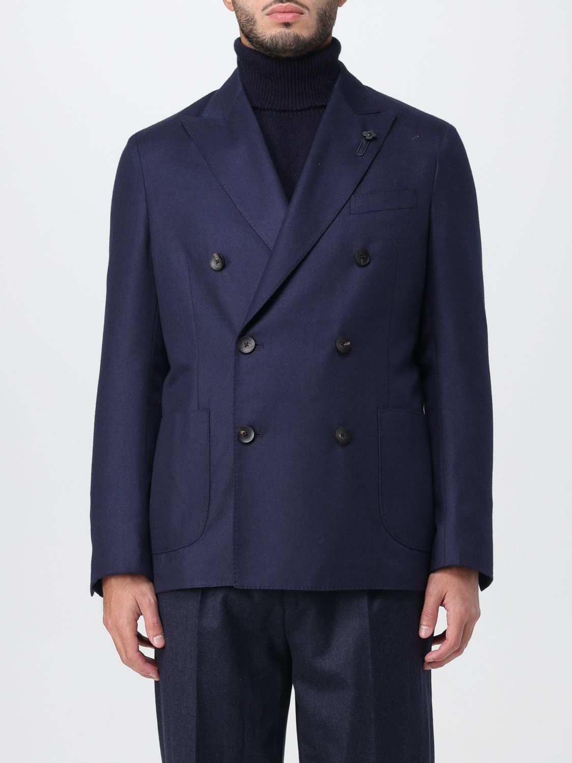 Lardini Jacket LARDINI Men colour Blue