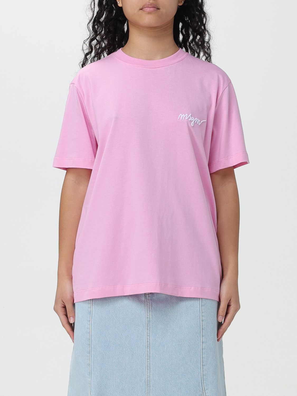 Msgm T-Shirt MSGM Woman colour Pink