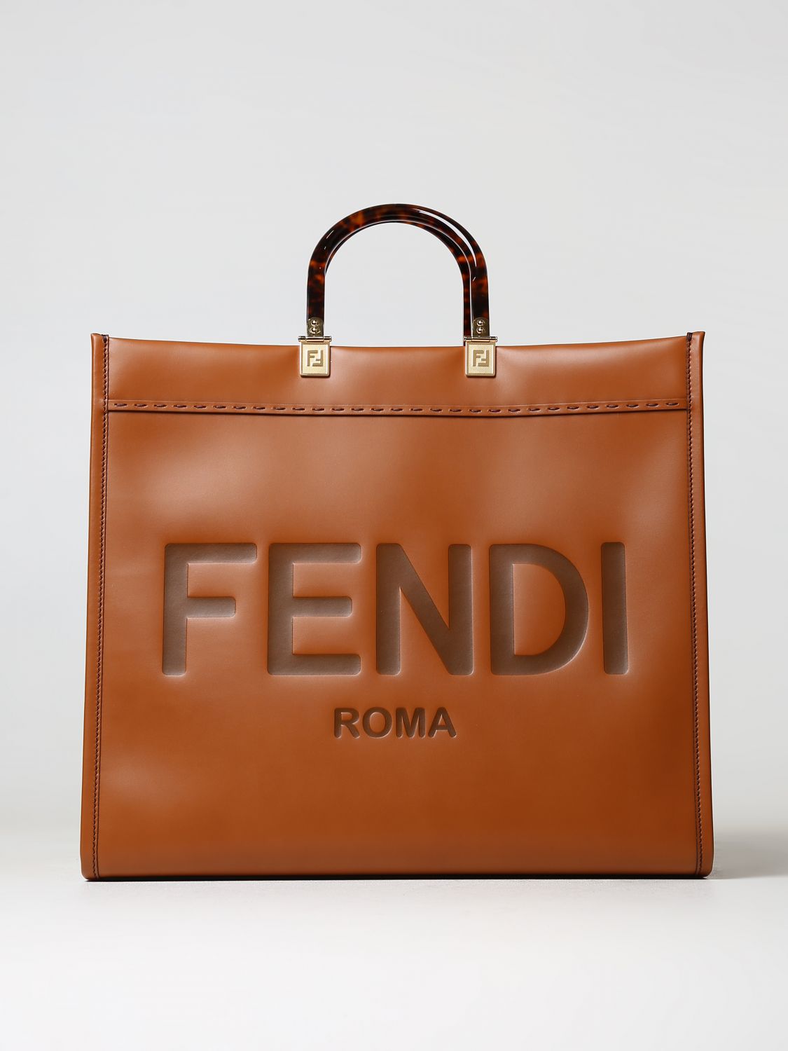 FENDI Tote Bags FENDI Woman colour Leather