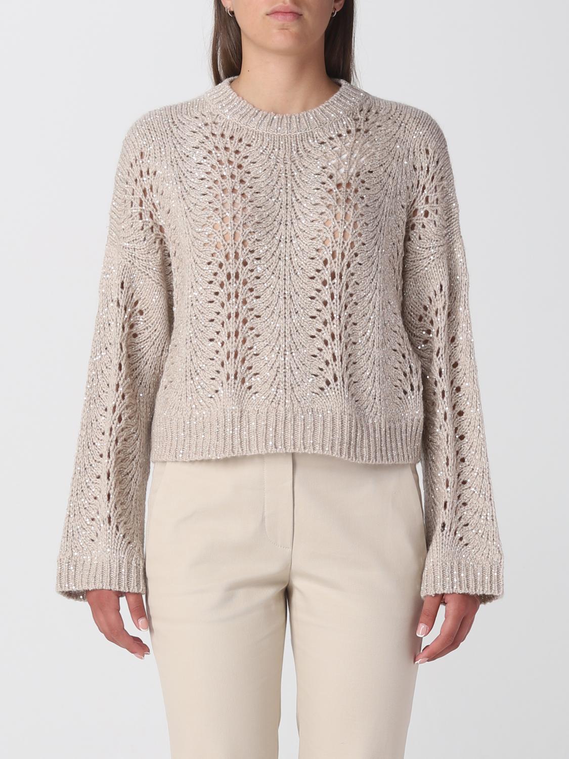 Brunello Cucinelli Jumper BRUNELLO CUCINELLI Woman colour Sand