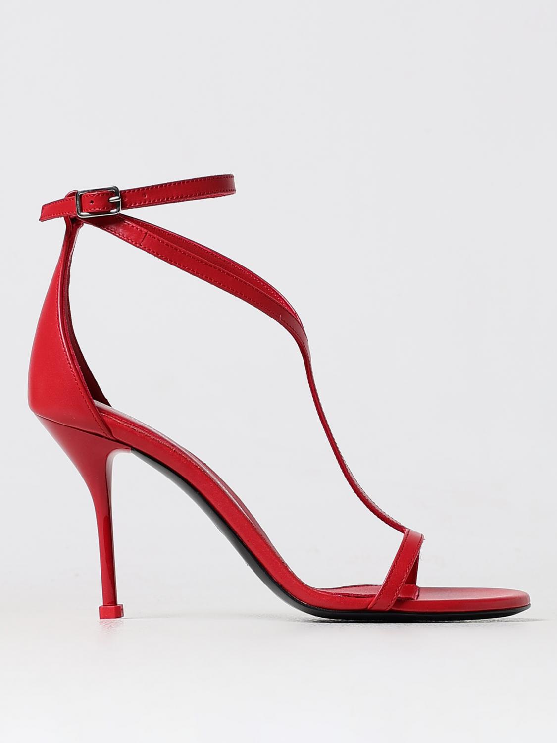 Alexander McQueen Heeled Sandals ALEXANDER MCQUEEN Woman color Red