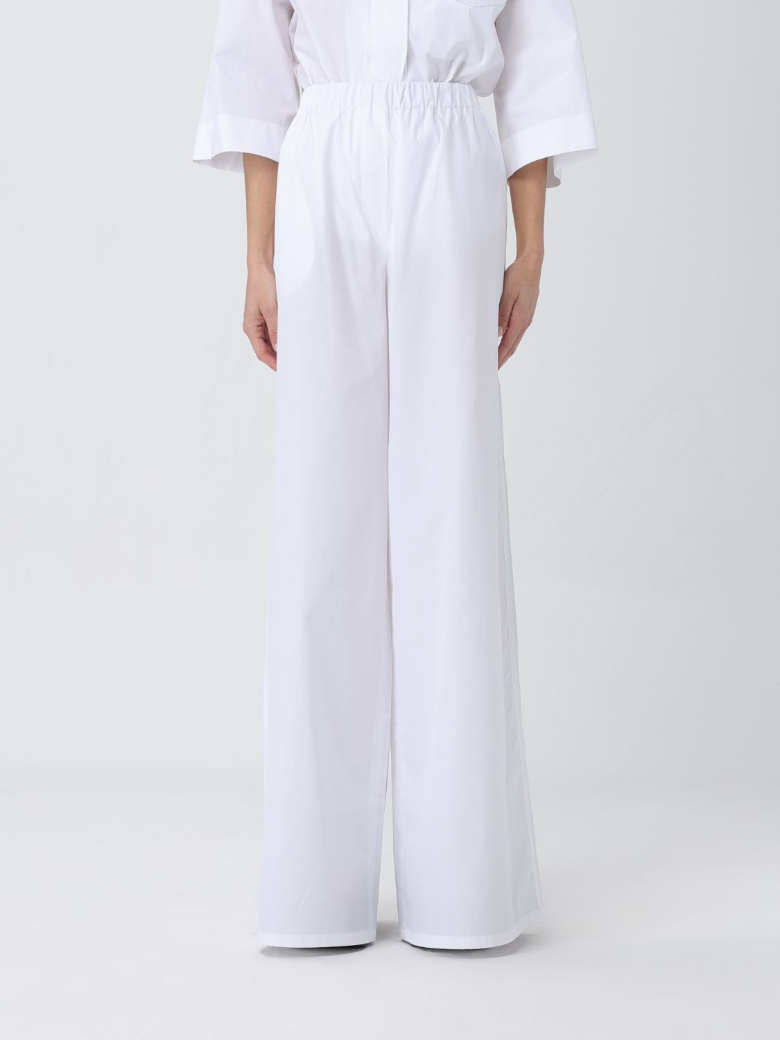 Max Mara Trousers MAX MARA Woman colour White