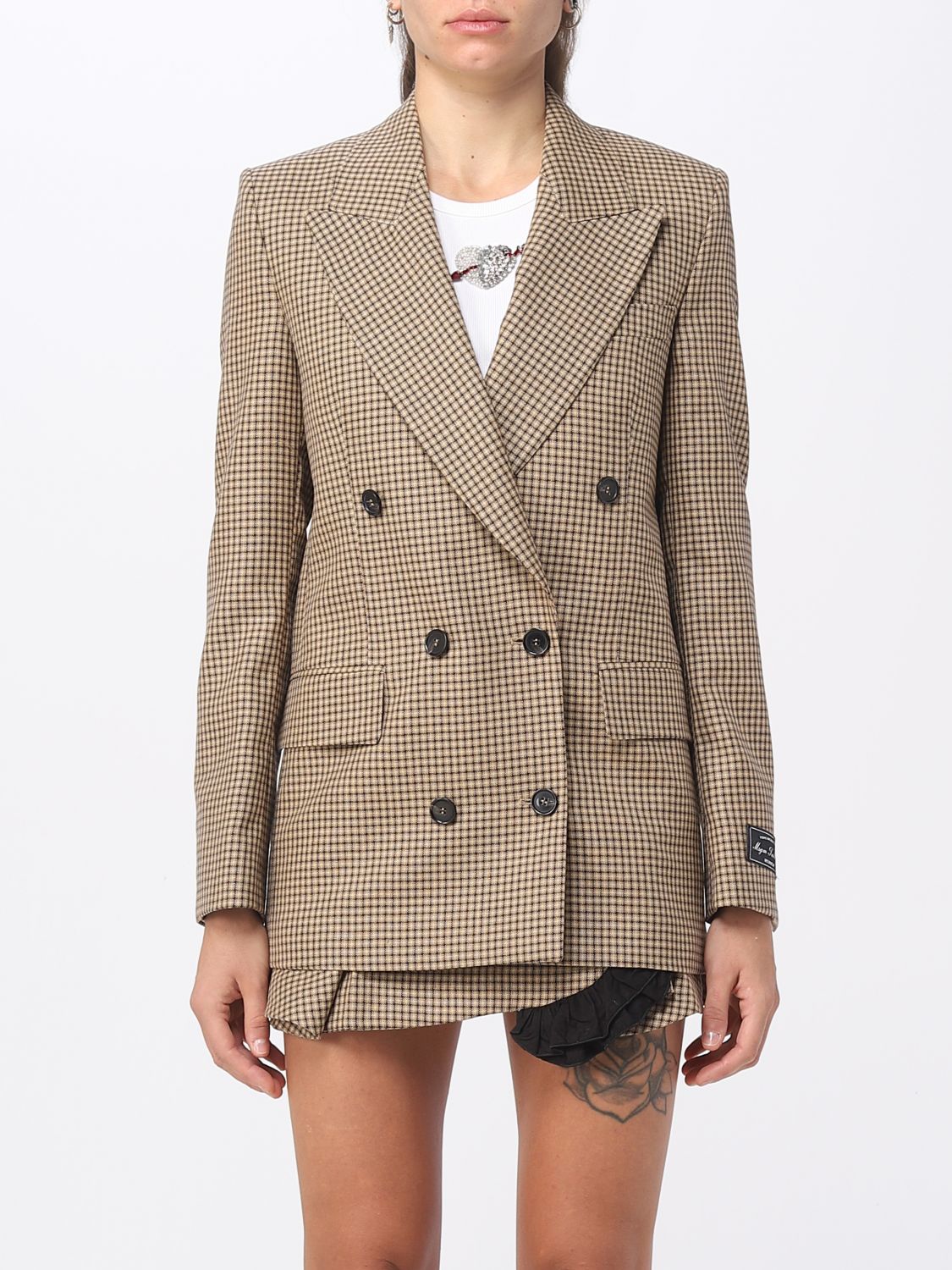 Msgm Blazer MSGM Woman colour Beige