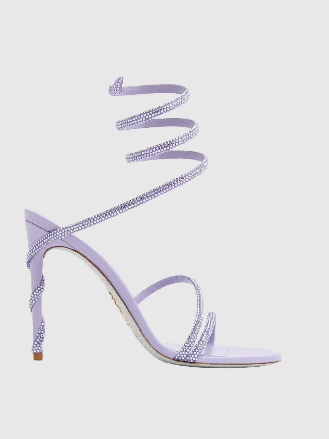 René Caovilla Heeled Sandals RENE CAOVILLA Woman color Violet