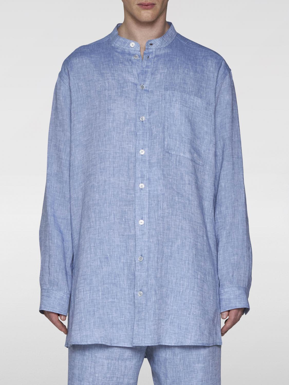 Dolce & Gabbana Shirt DOLCE & GABBANA Men color Gnawed Blue