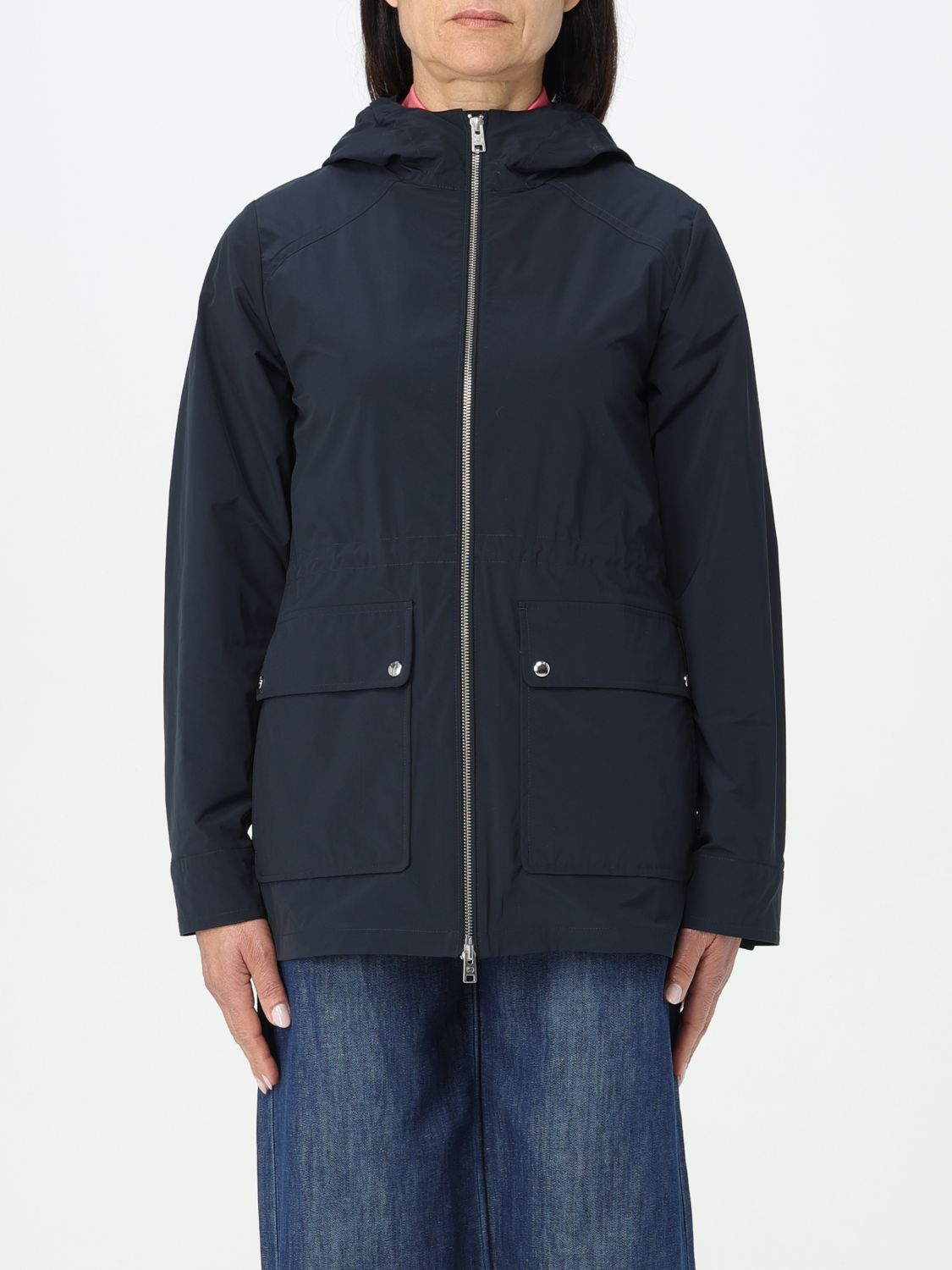 Woolrich Jacket WOOLRICH Woman color Navy