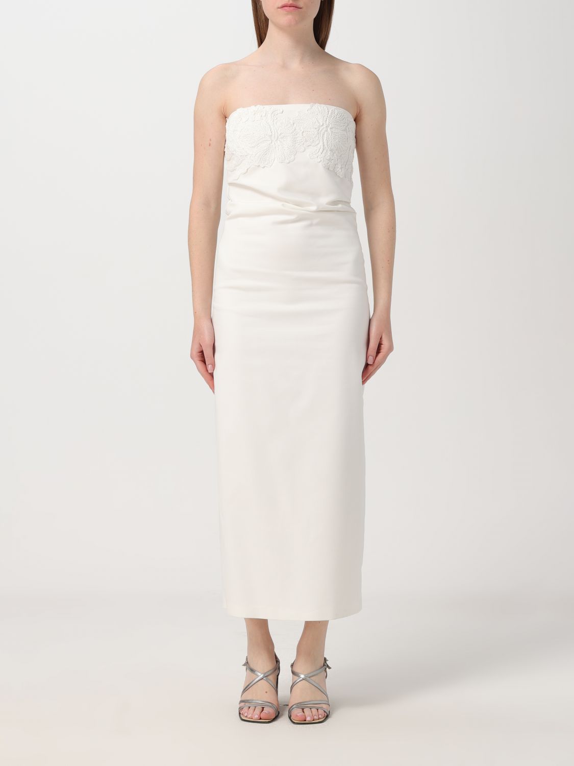 Ermanno Firenze Dress ERMANNO FIRENZE Woman colour White