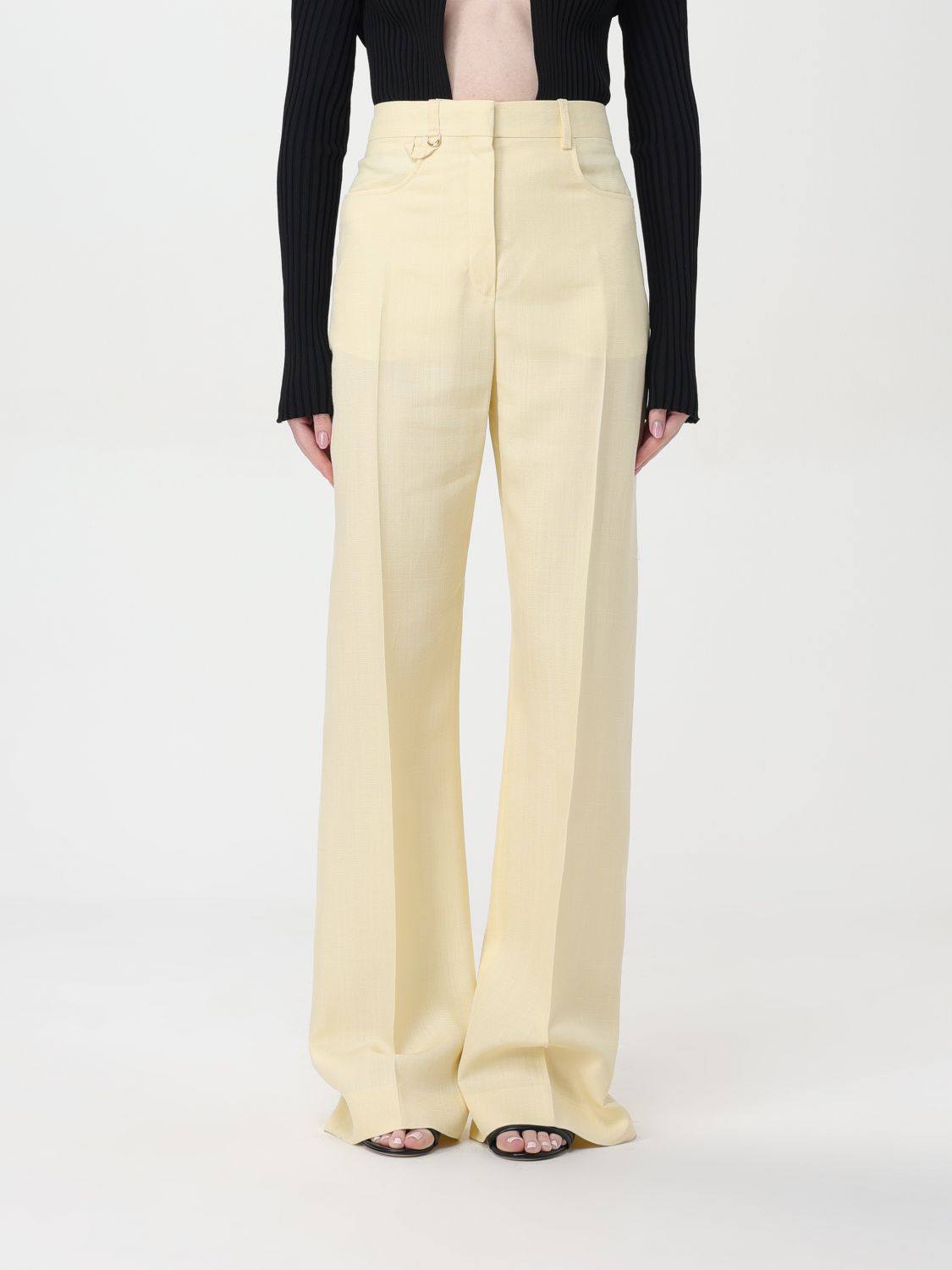 Jacquemus Pants JACQUEMUS Woman color Yellow