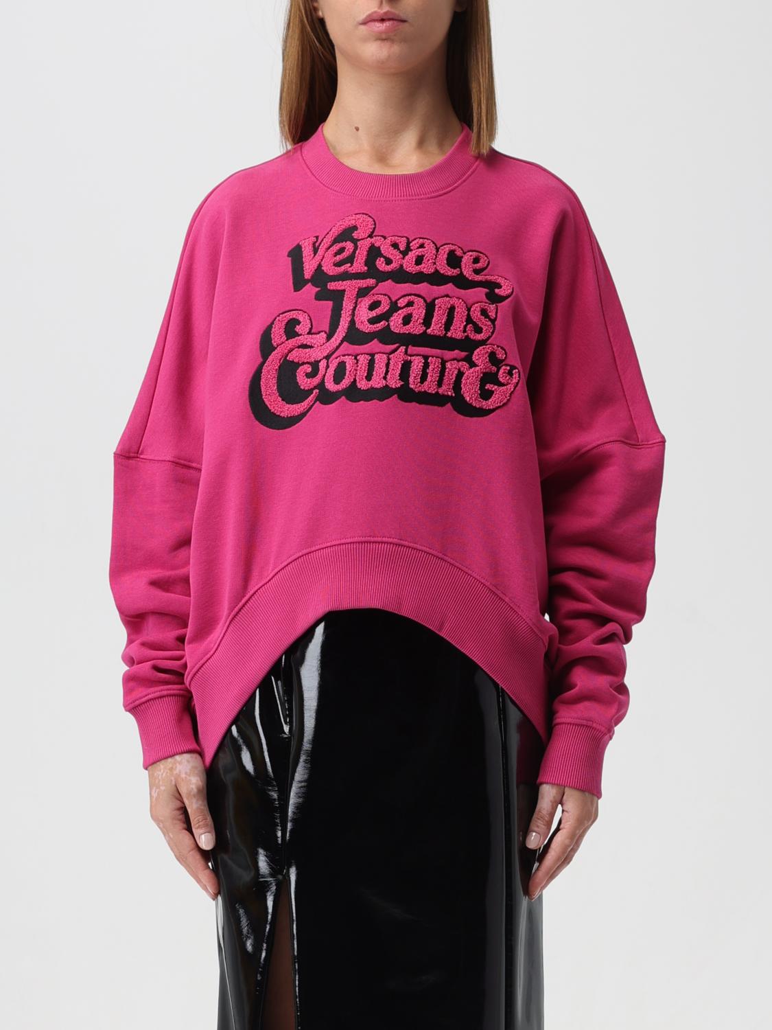 Versace Jeans Couture Sweatshirt VERSACE JEANS COUTURE Woman colour Fuchsia