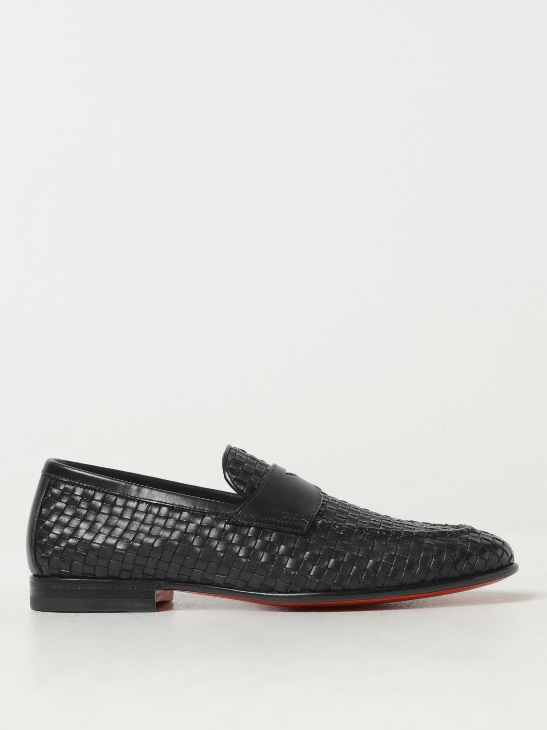 Santoni Loafers SANTONI Men colour Black