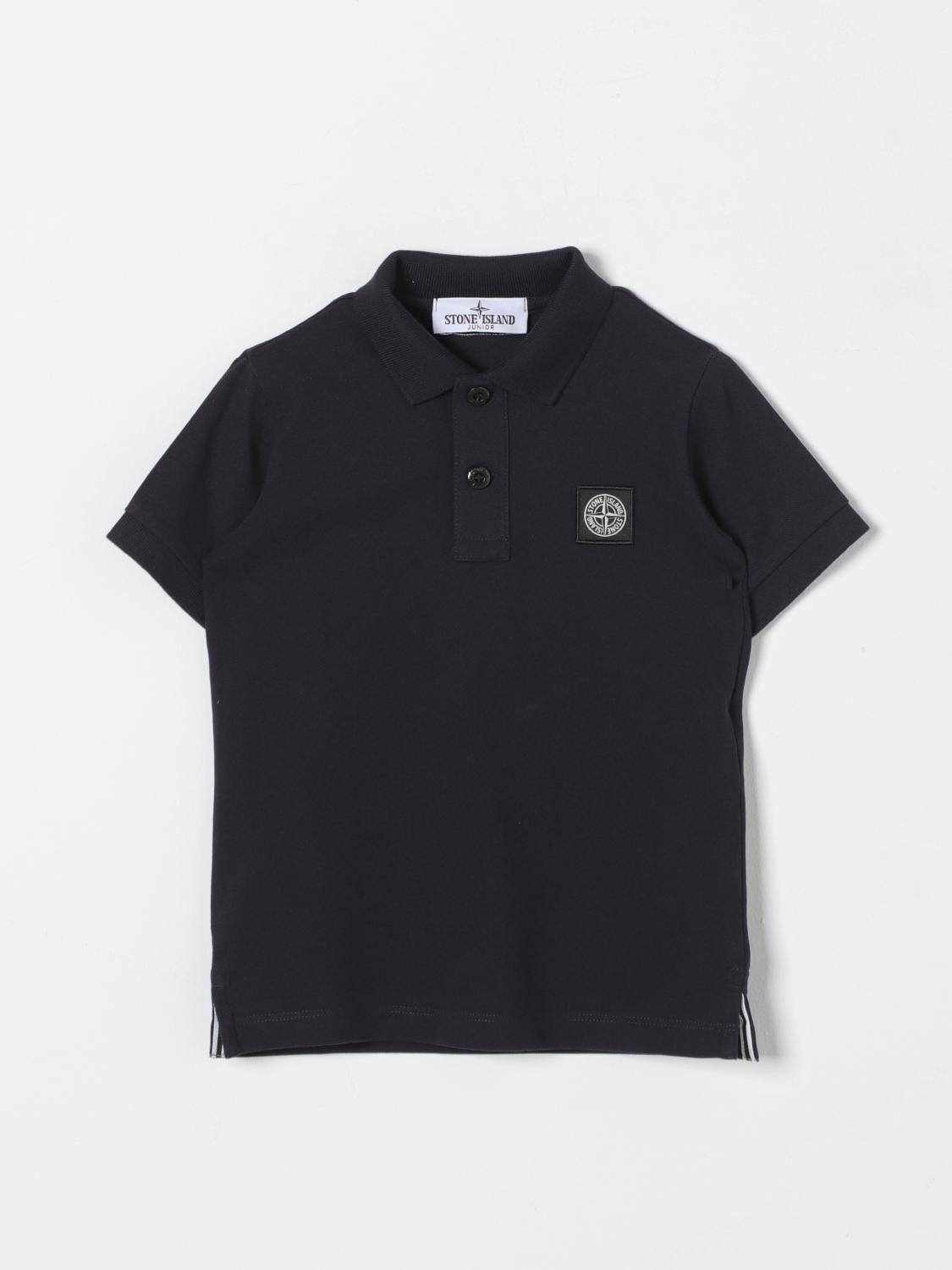 Stone Island Junior Polo Shirt STONE ISLAND JUNIOR Kids colour Navy