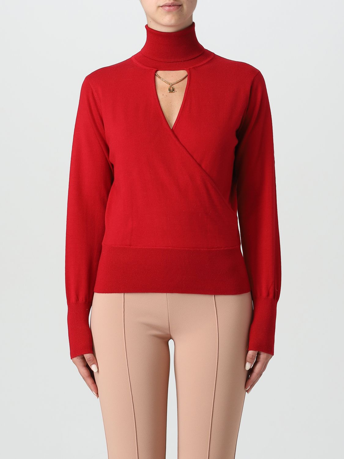 Elisabetta Franchi Jumper ELISABETTA FRANCHI Woman colour Red