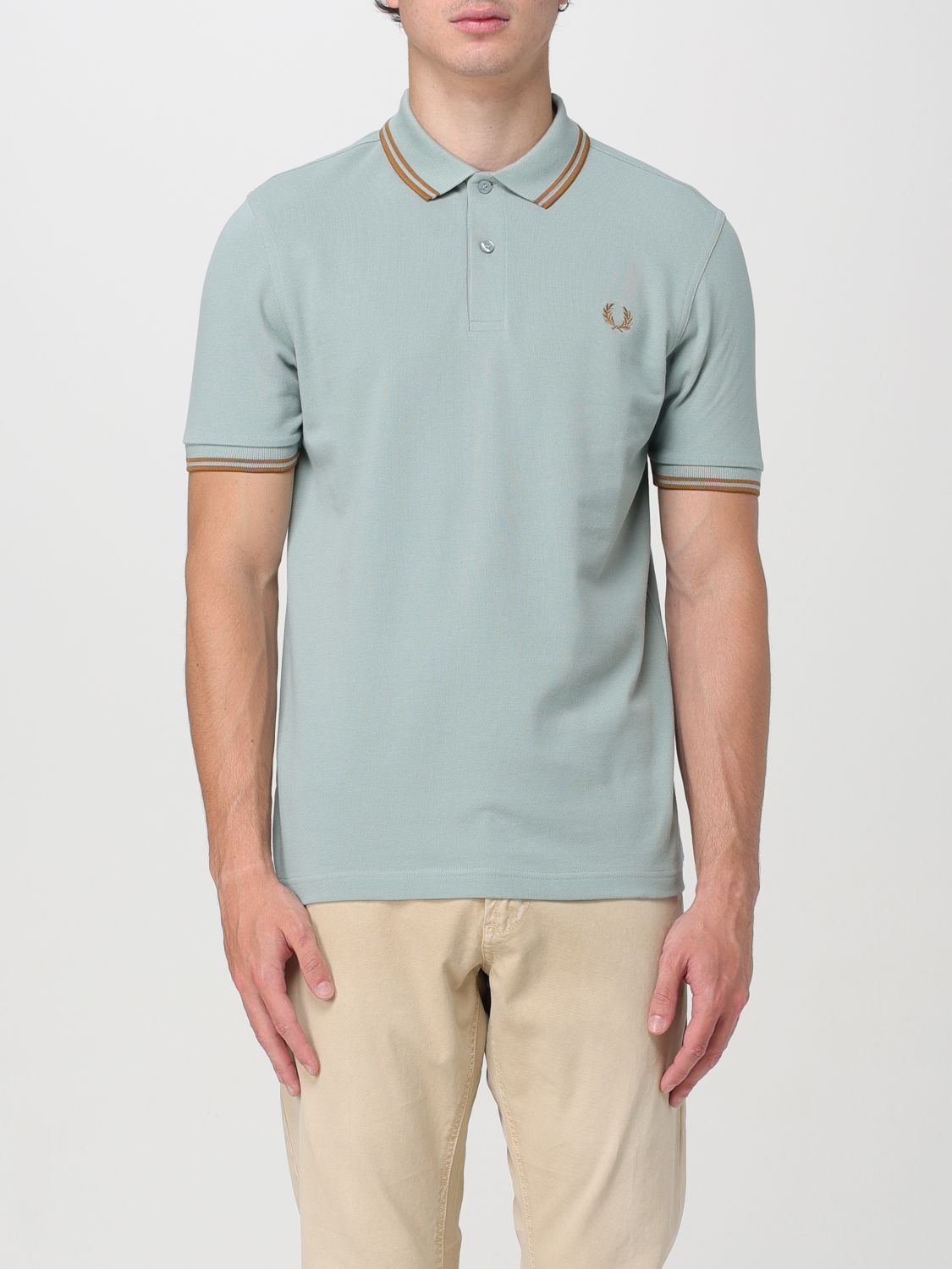 Fred Perry Polo Shirt FRED PERRY Men color Water