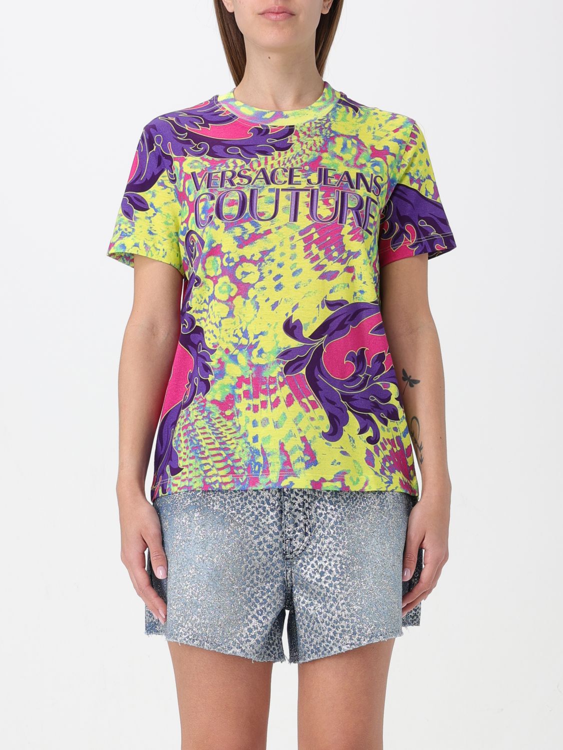 Versace Jeans Couture T-Shirt VERSACE JEANS COUTURE Woman colour Multicolor