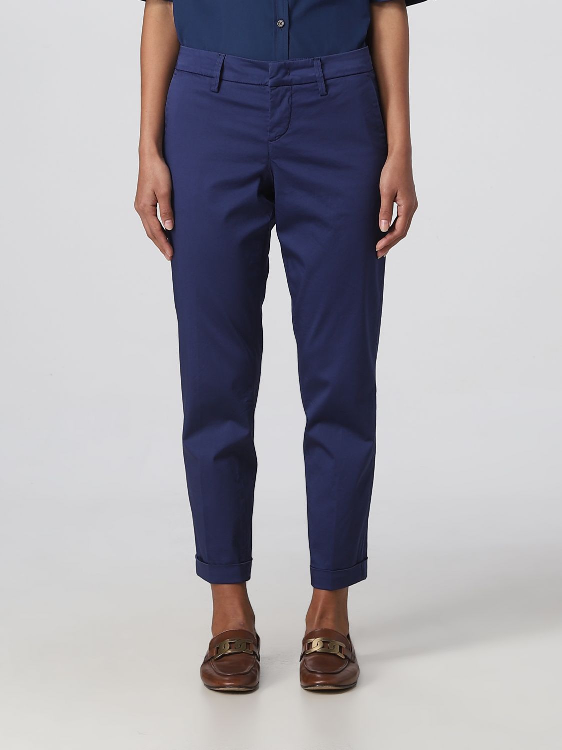 Fay Trousers FAY Woman colour Blue