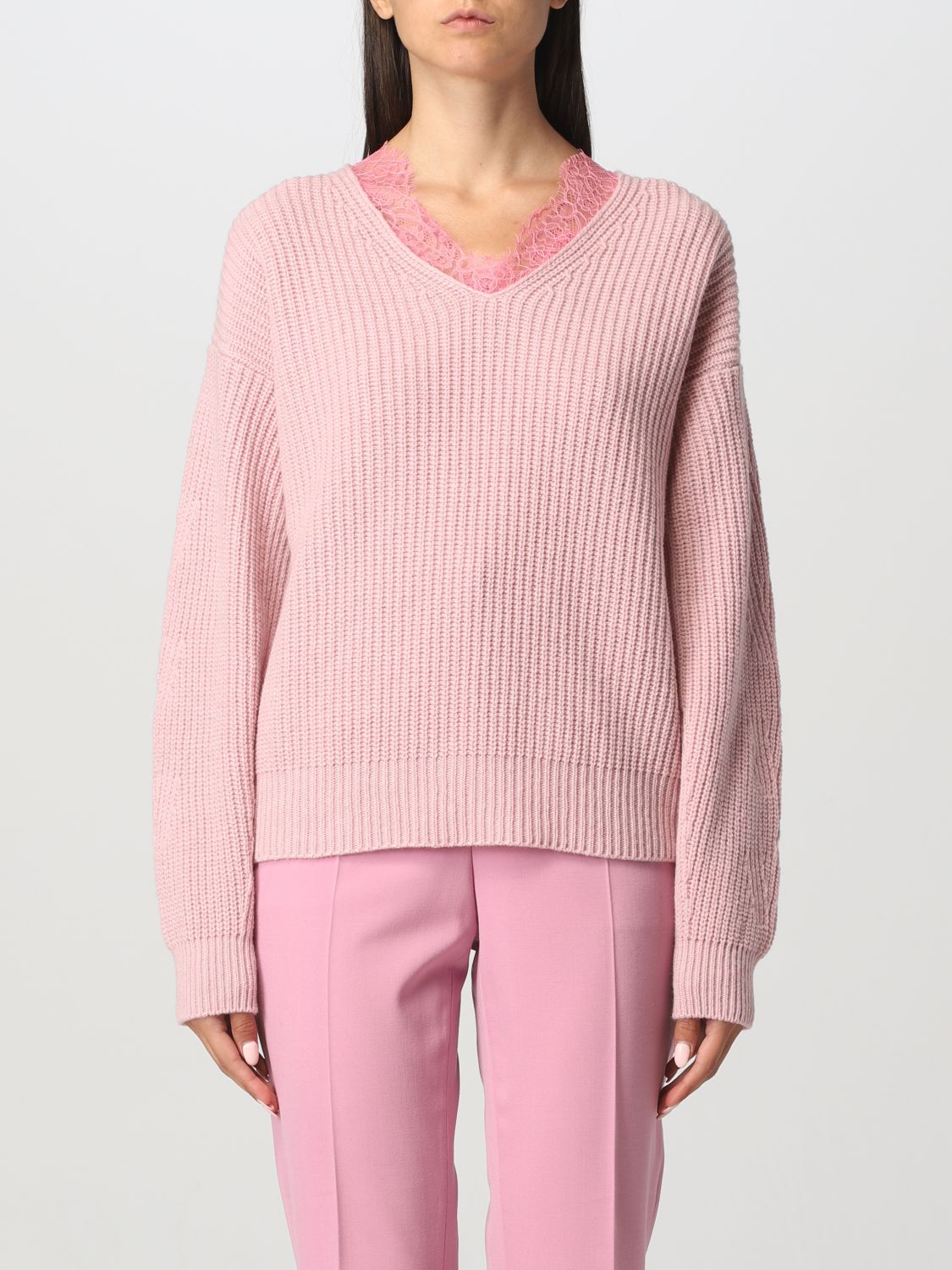 Moschino Jeans Jumper MOSCHINO JEANS Woman colour Pink