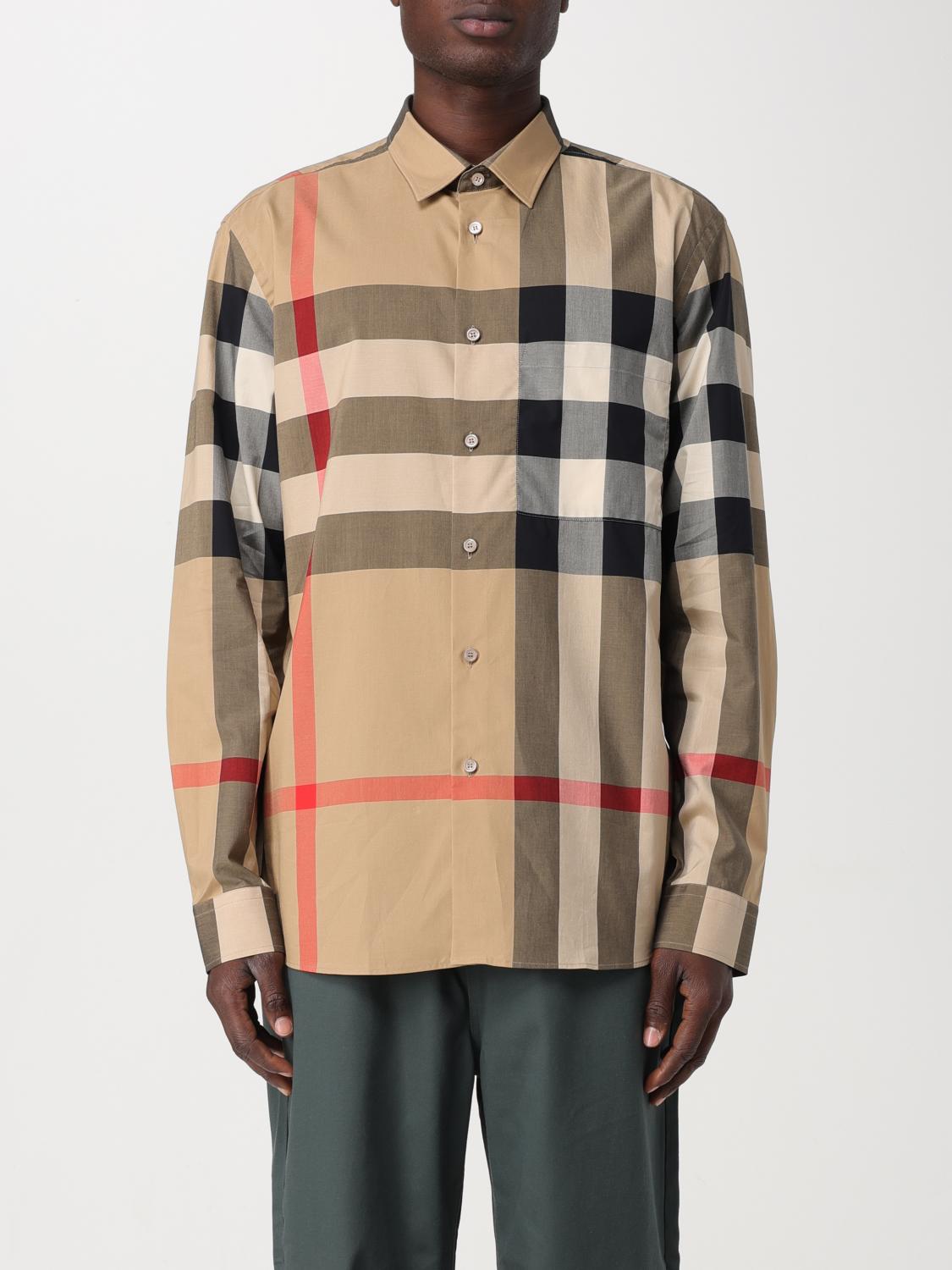 Burberry Shirt BURBERRY Men colour Beige