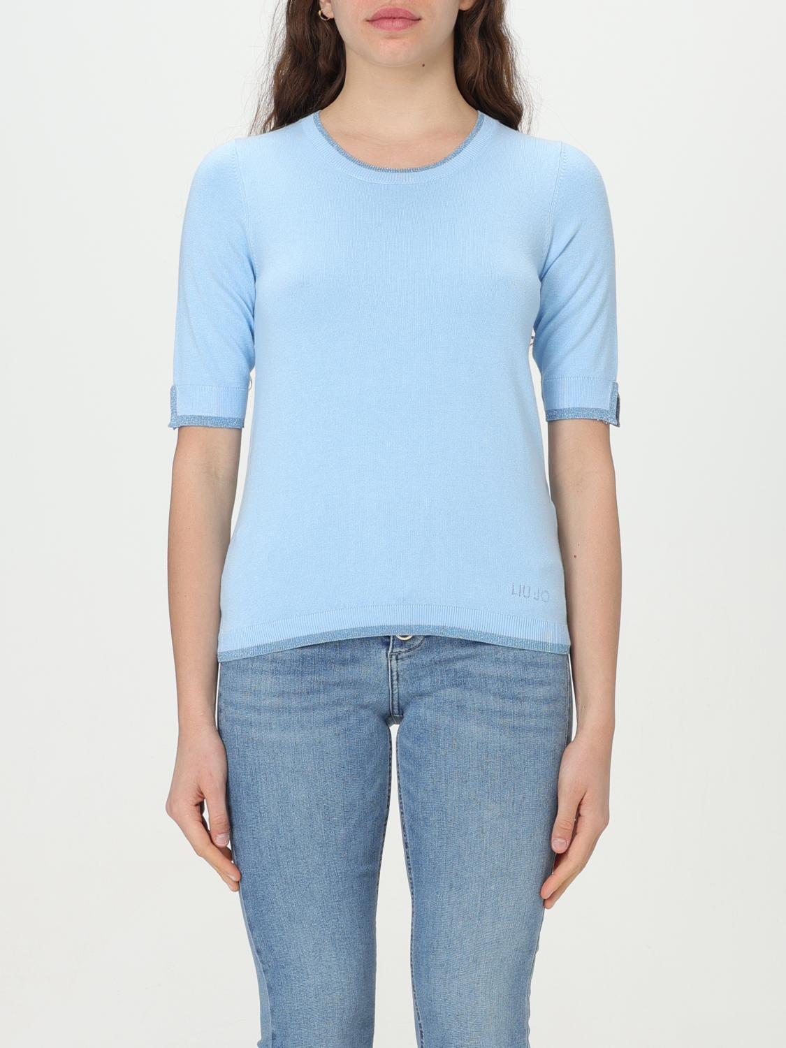 Liu Jo T-Shirt LIU JO Woman colour Gnawed Blue