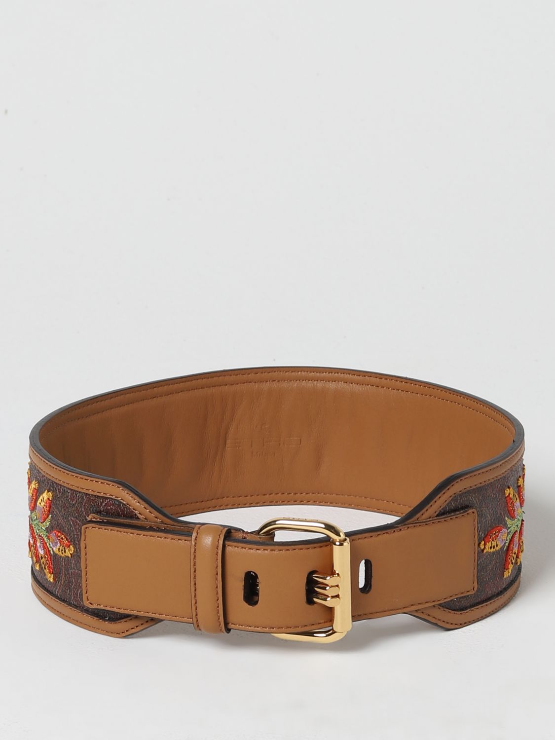 Etro Belt ETRO Woman colour Brown