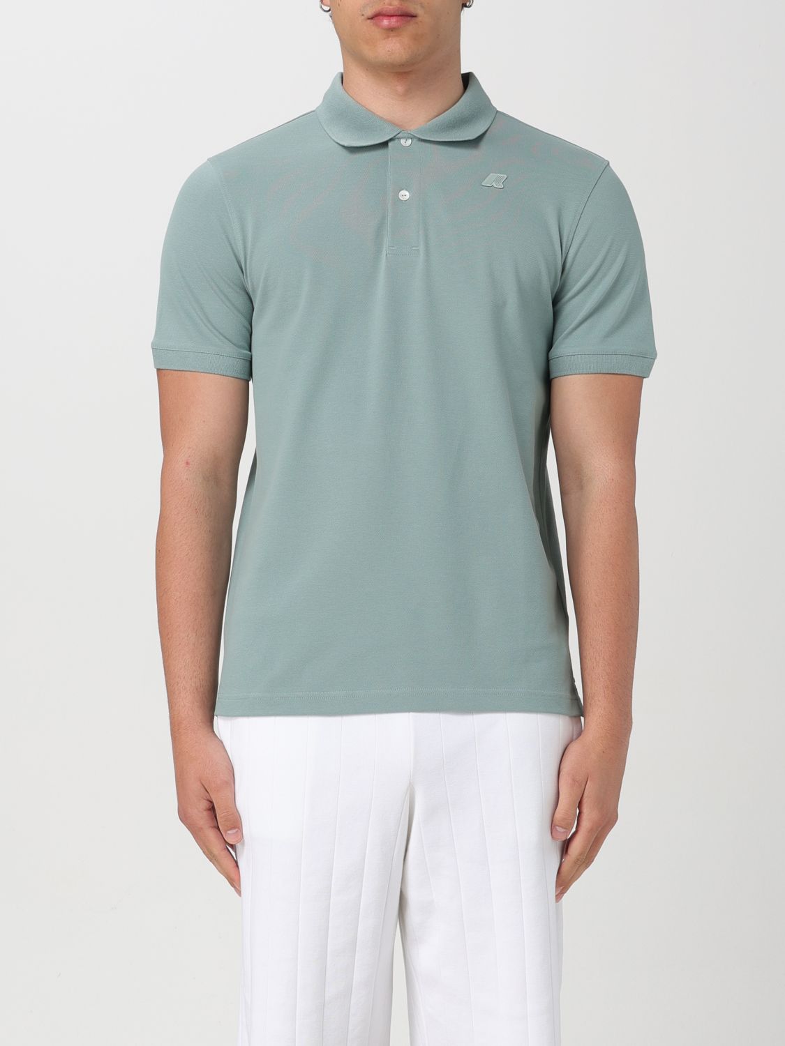 K-Way Polo Shirt K-WAY Men colour Green