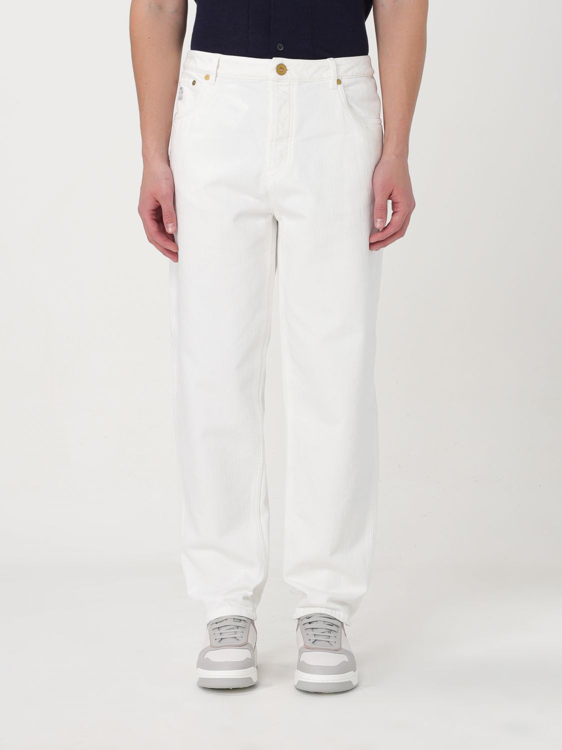 Brunello Cucinelli Trousers BRUNELLO CUCINELLI Men colour White