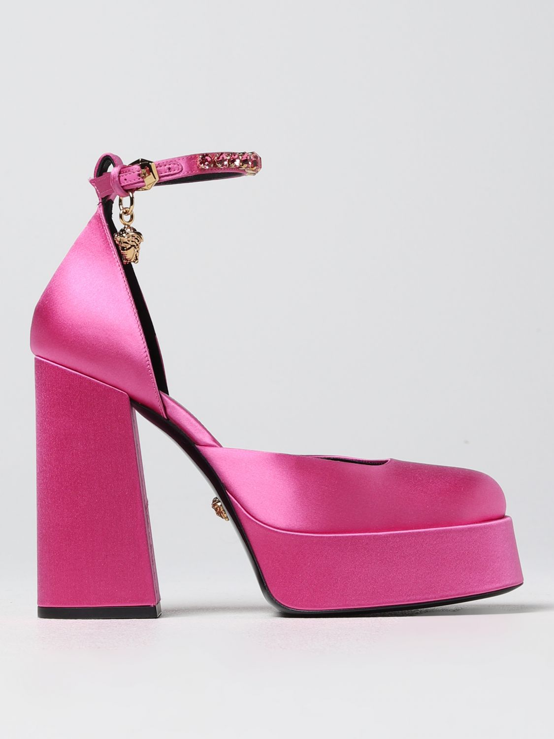 Versace High Heel Shoes VERSACE Woman colour Pink