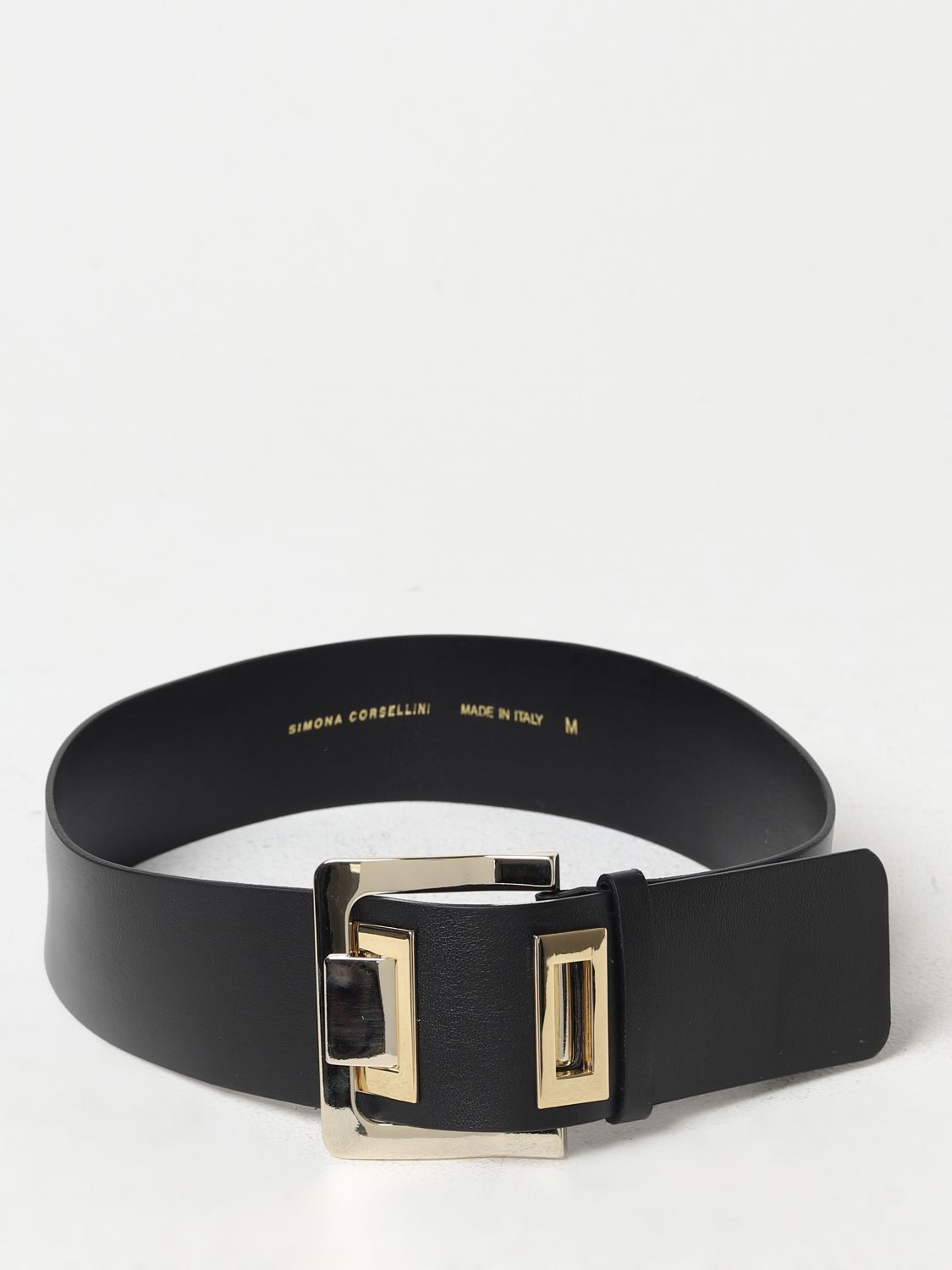 Simona Corsellini Belt SIMONA CORSELLINI Woman colour Black