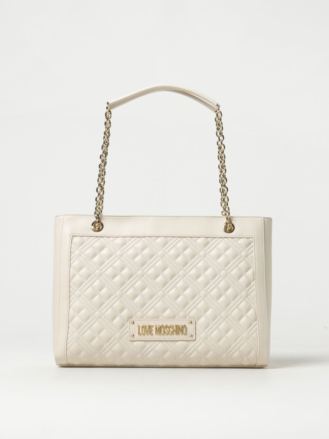 Love Moschino Tote Bags LOVE MOSCHINO Woman colour Ivory