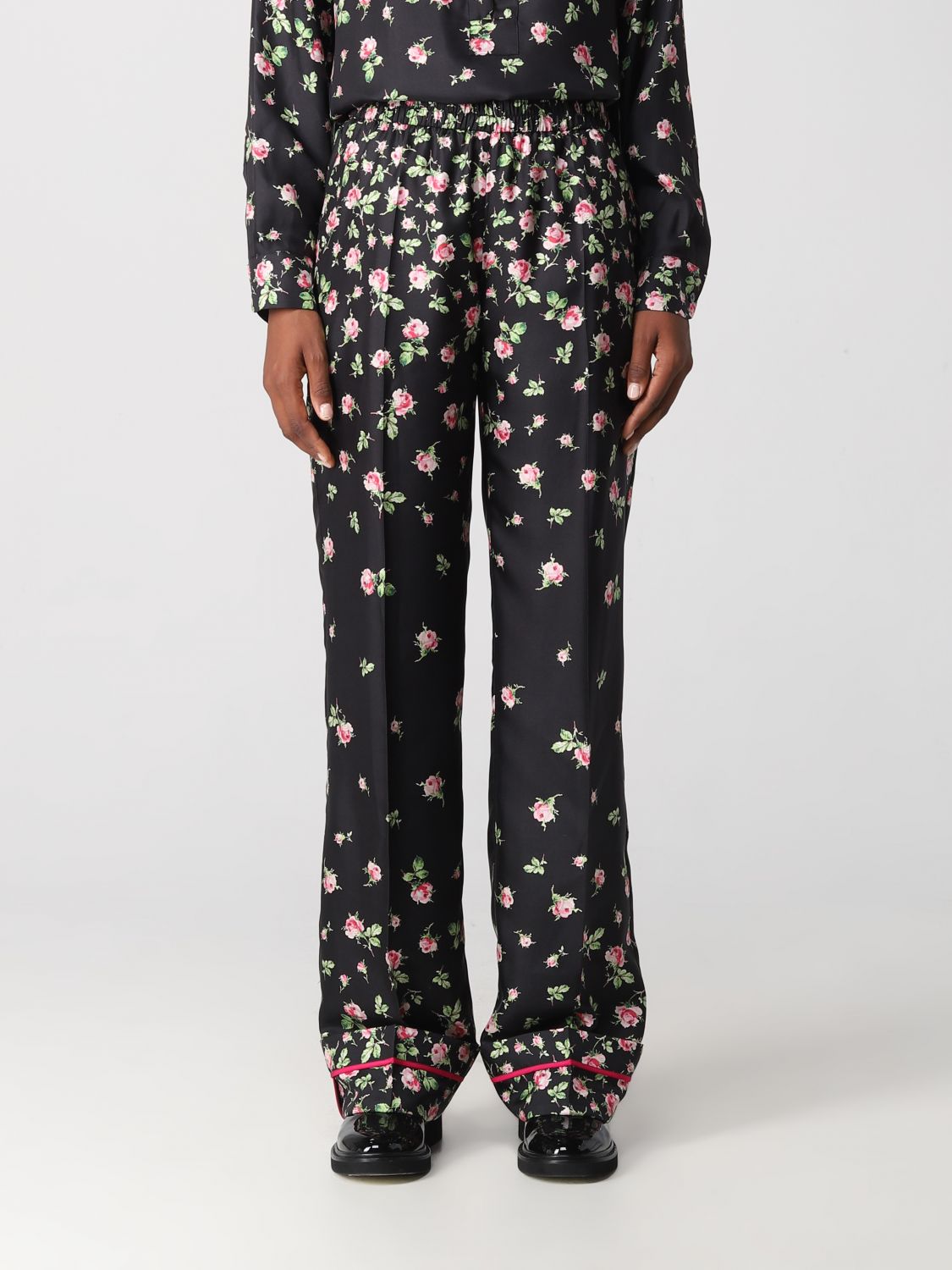 Red Valentino Trousers RED VALENTINO Woman colour Black