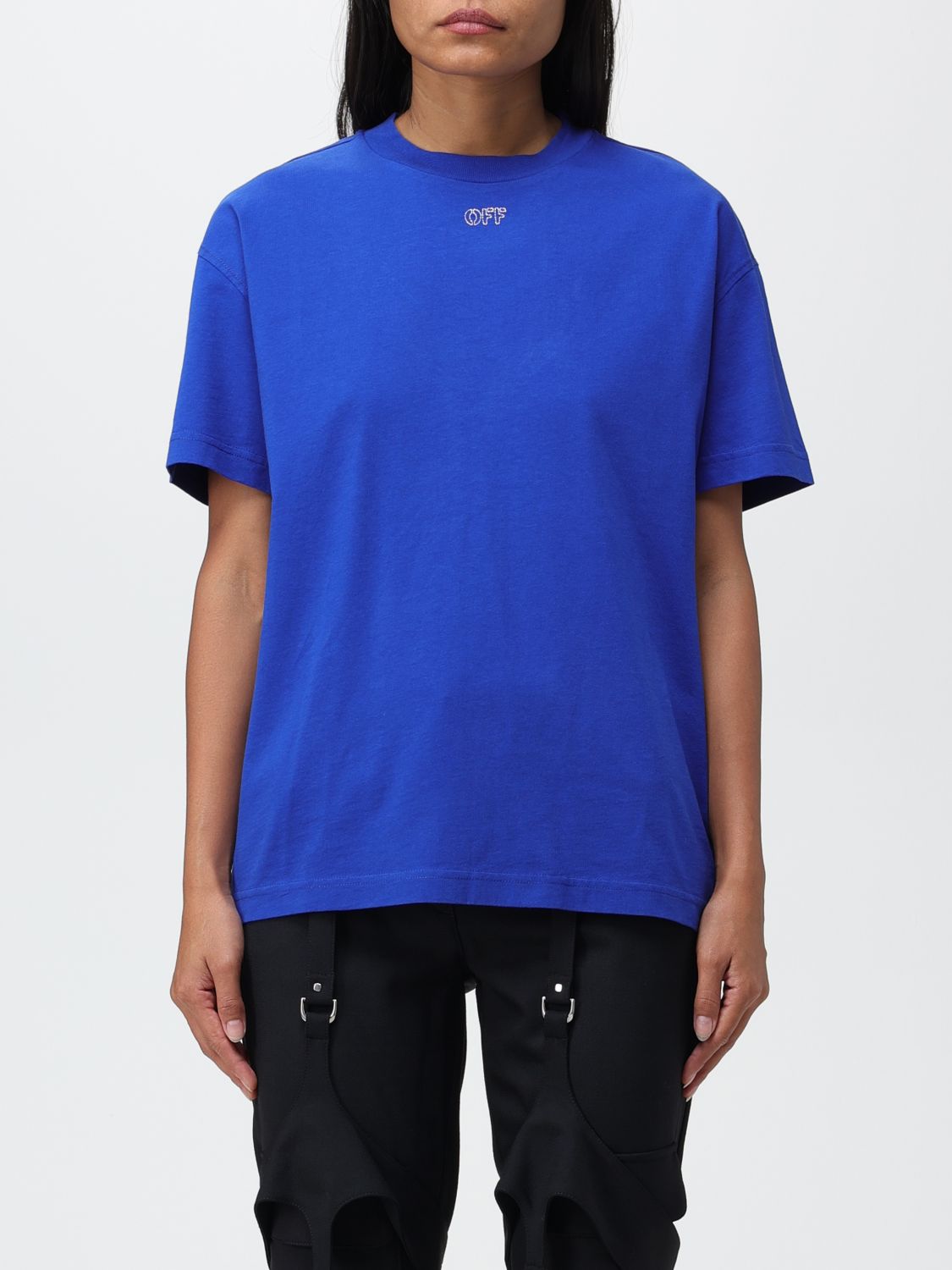 OFF-WHITE Jumper OFF-WHITE Woman colour Royal Blue