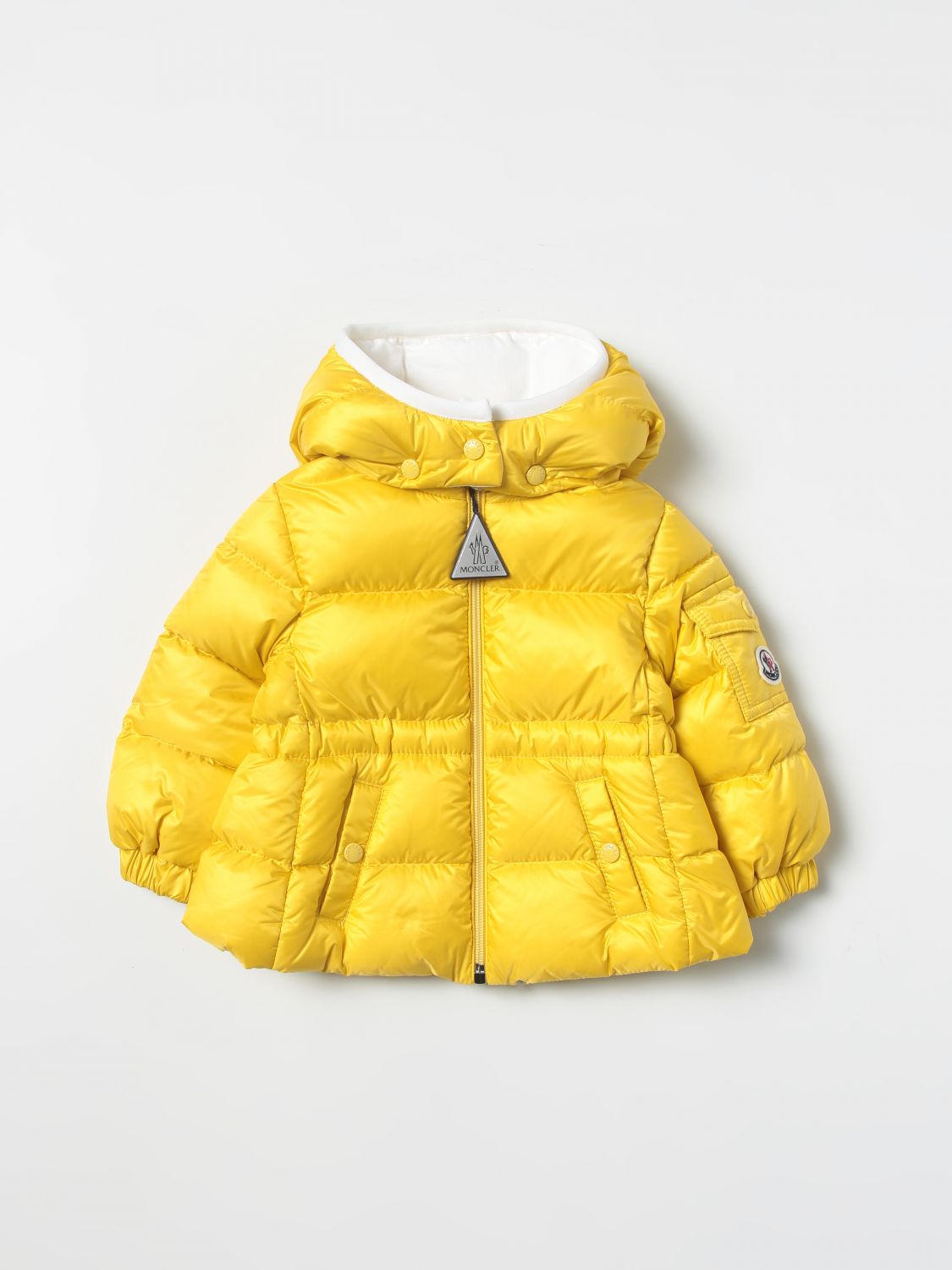 Moncler Jacket MONCLER Kids colour Yellow