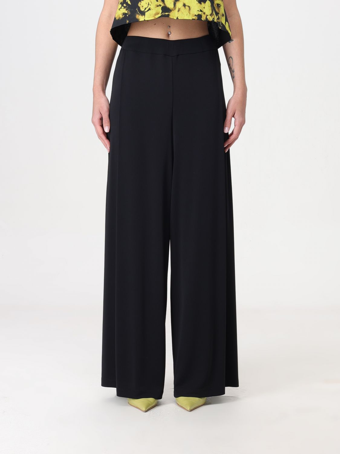 Erika Cavallini Trousers ERIKA CAVALLINI Woman colour Black