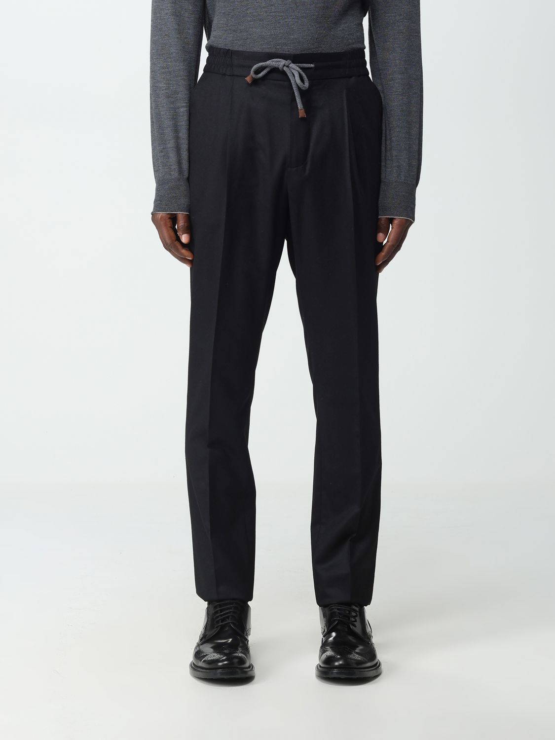 Brunello Cucinelli Trousers BRUNELLO CUCINELLI Men colour Black