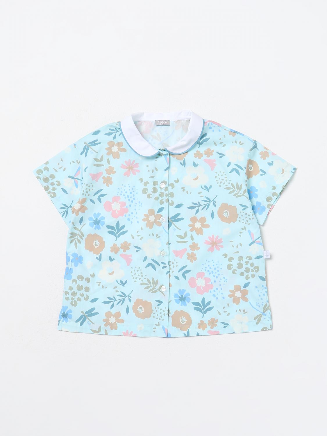 Il Gufo Shirt IL GUFO Kids colour Gnawed Blue