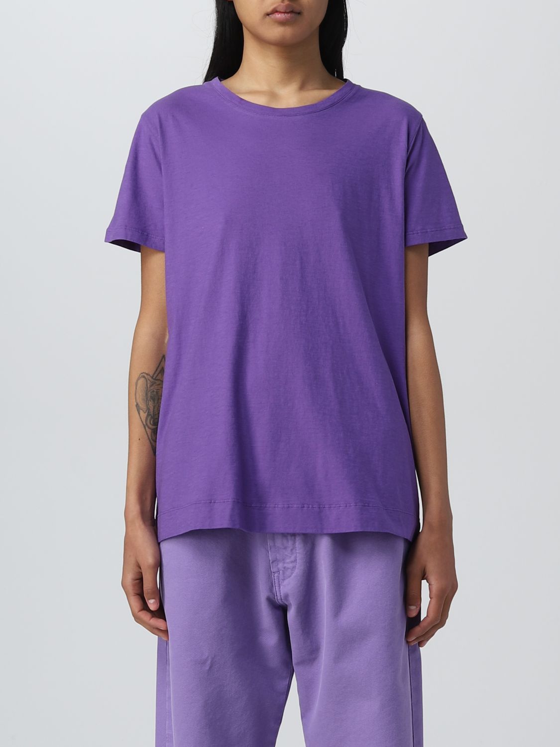 Massimo Alba T-Shirt MASSIMO ALBA Woman colour Violet
