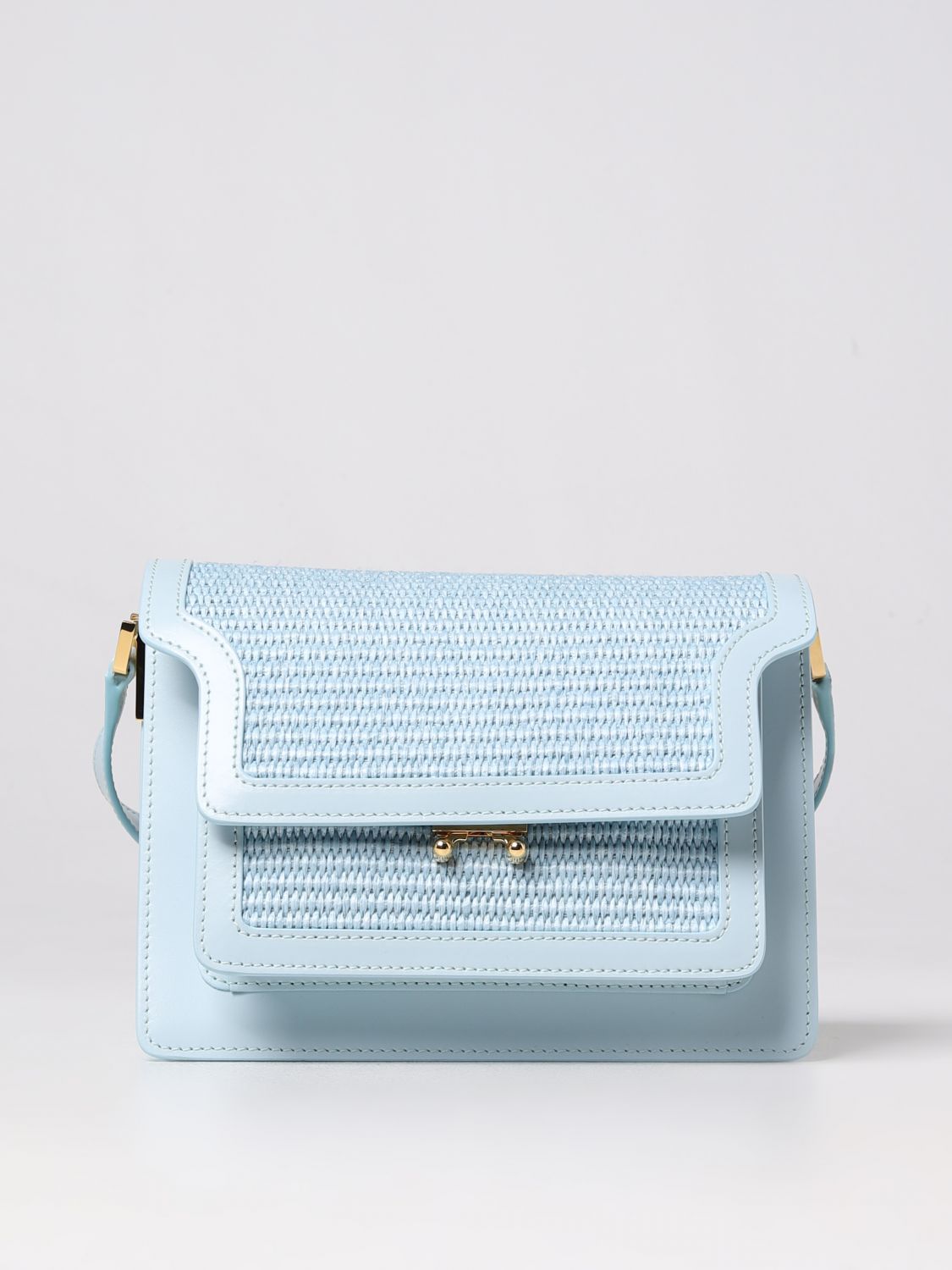 Marni Crossbody Bags MARNI Woman colour Gnawed Blue