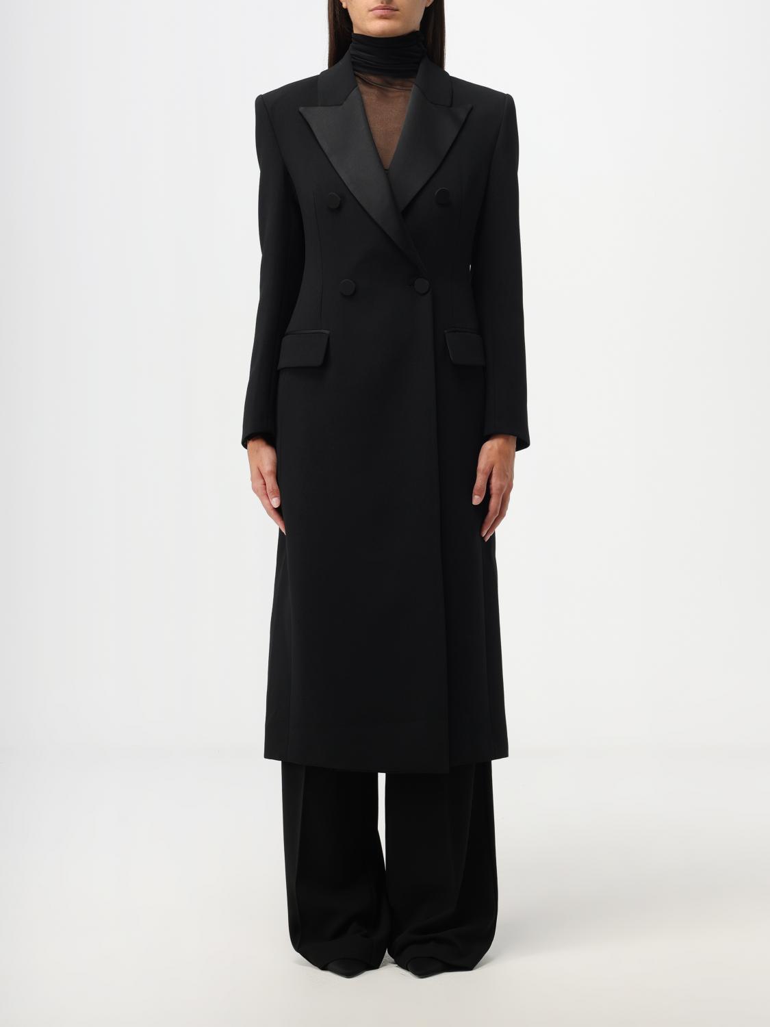 Simona Corsellini Coat SIMONA CORSELLINI Woman colour Black