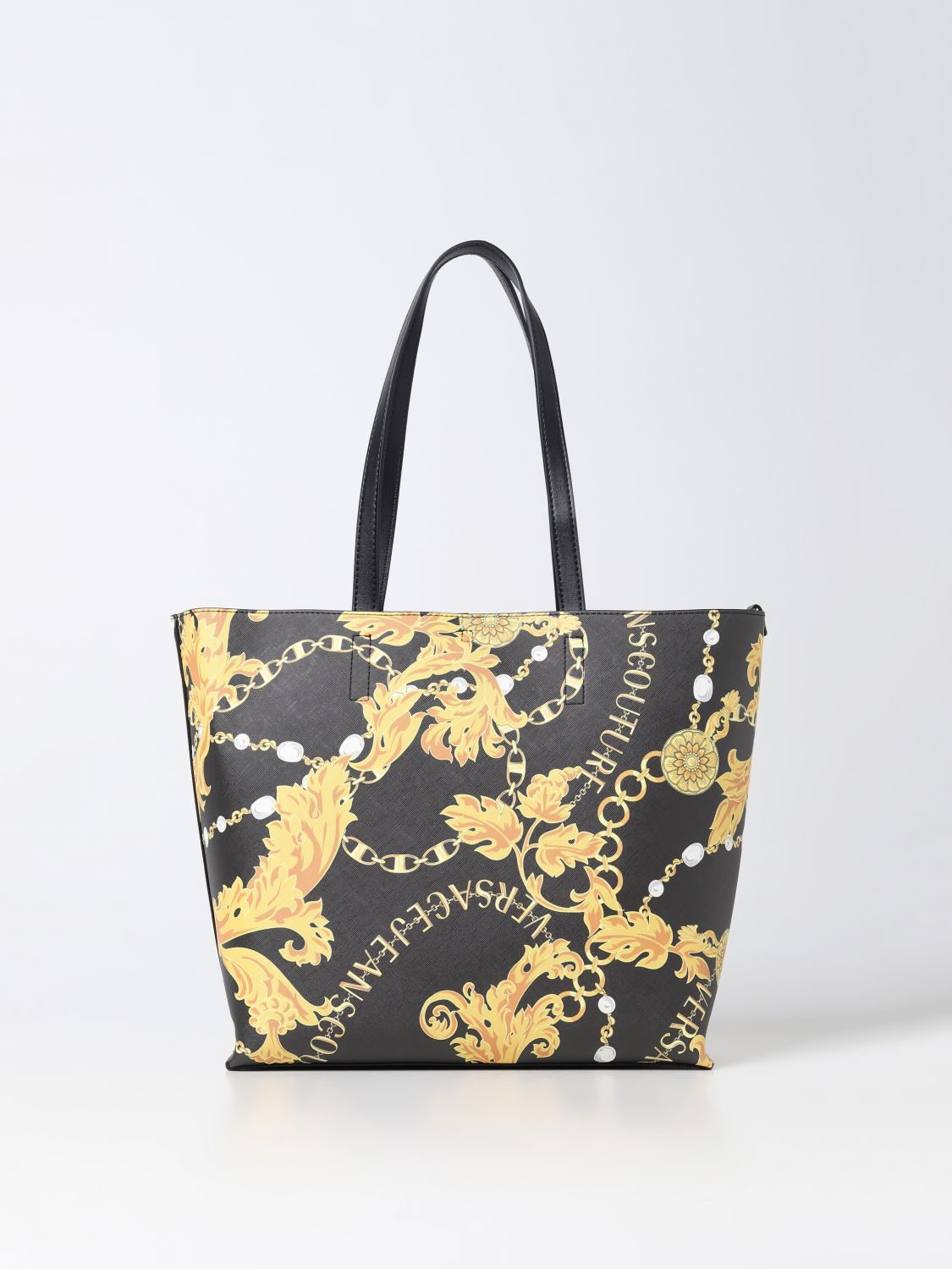 Versace Jeans Couture Tote Bags VERSACE JEANS COUTURE Woman colour Black