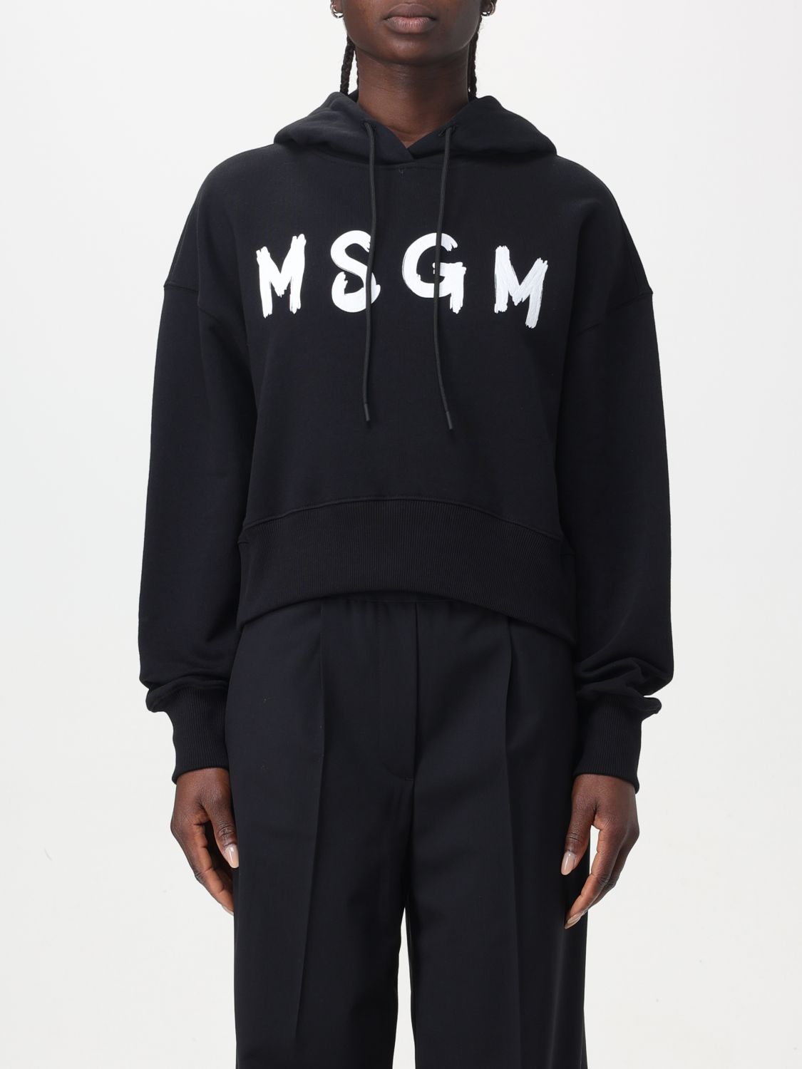 Msgm Sweatshirt MSGM Woman colour Black