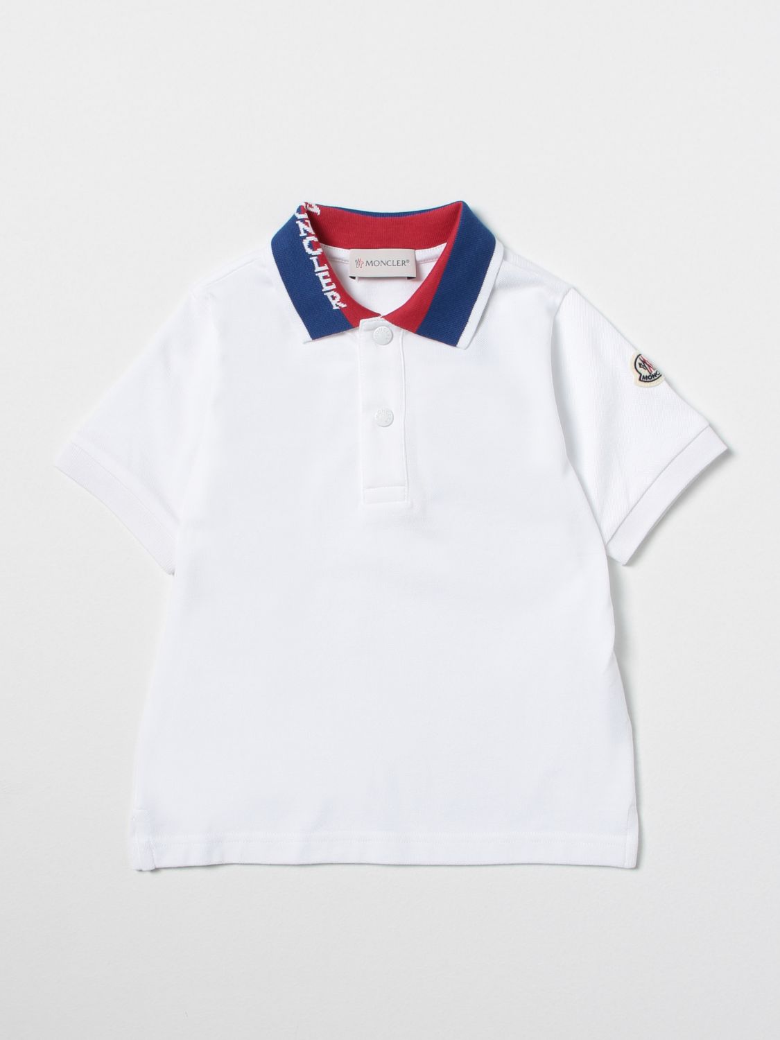 Moncler Polo Shirt MONCLER Kids colour White