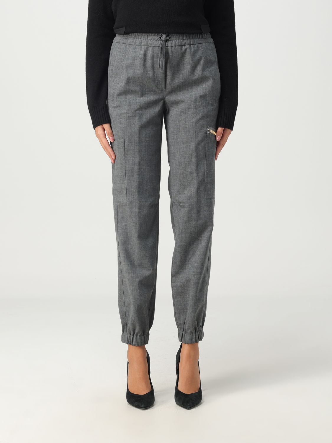 Semicouture Trousers SEMICOUTURE Woman colour Grey