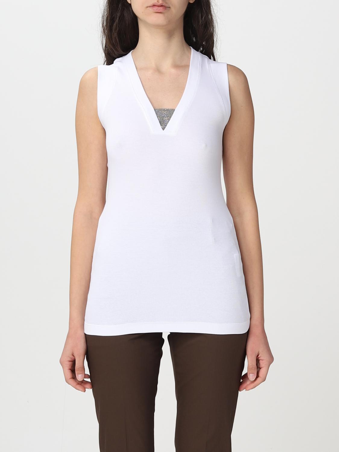 Brunello Cucinelli T-Shirt BRUNELLO CUCINELLI Woman colour White