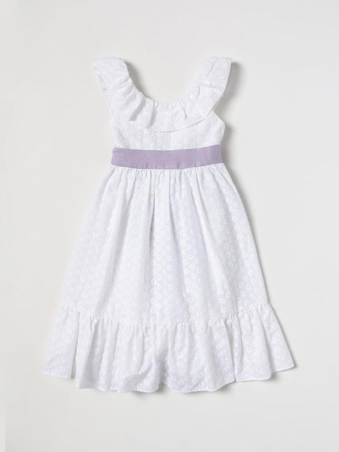 La Stupenderia Dress LA STUPENDERIA Kids colour White