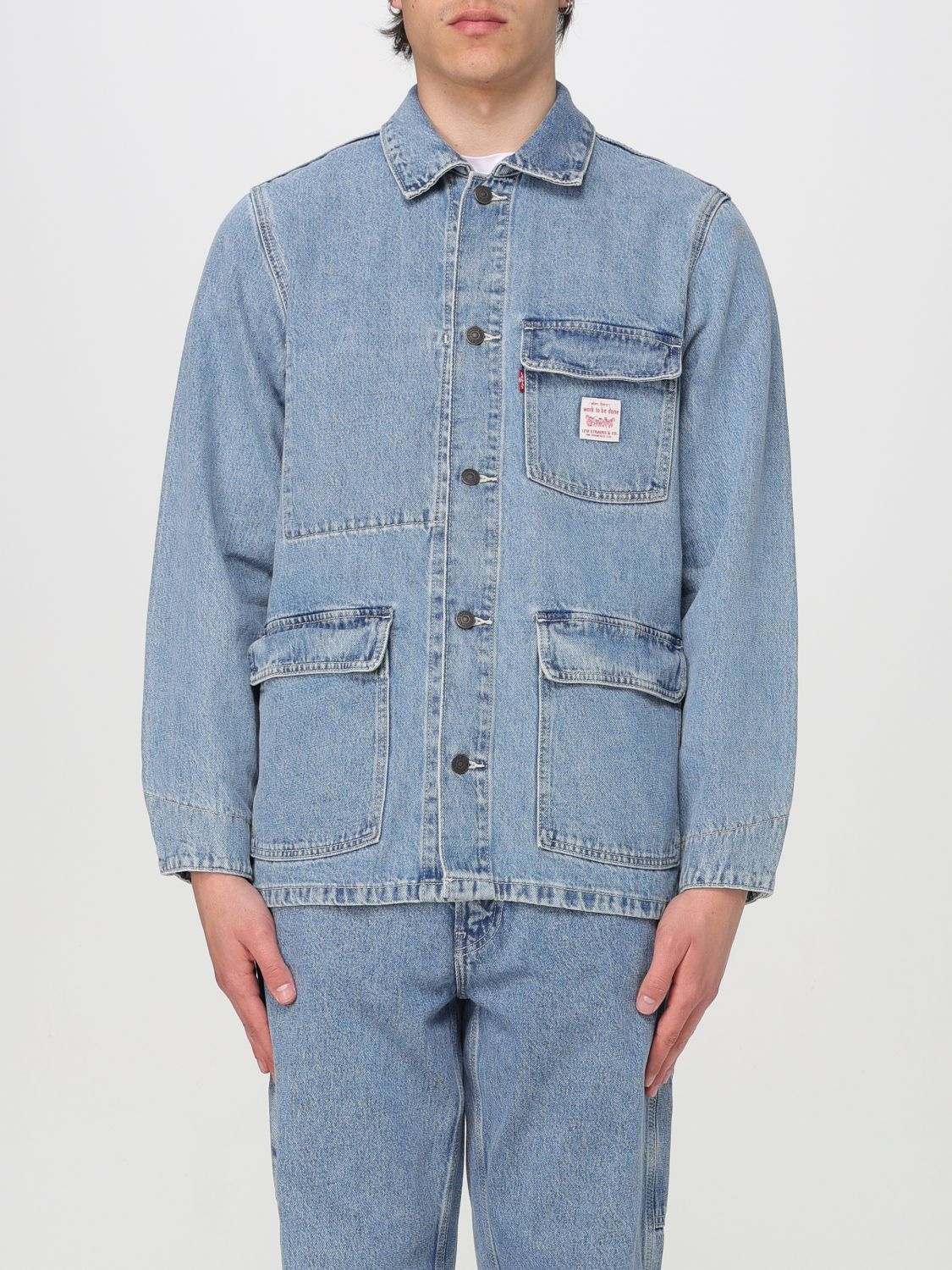 Levi's Jacket LEVI'S Men colour Denim